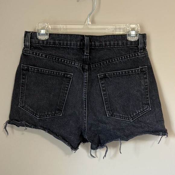 REFORMATION JEANS Dixie High Rise Jean Short Pacific Black Sz 26 - Picture 6 of 9